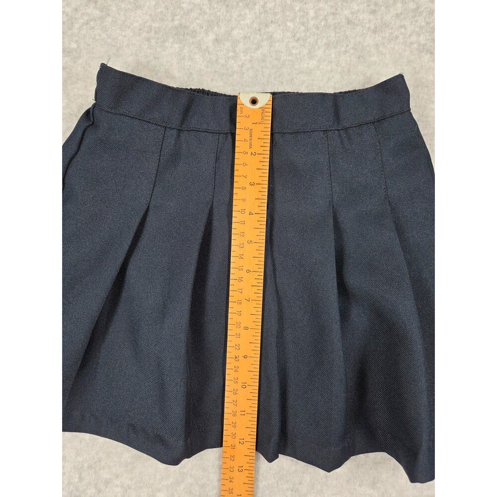 IZOD Approved Schoolwear Girls Pleated School Uniform Skort Navy Blue Size 6X - Picture 2 of 6